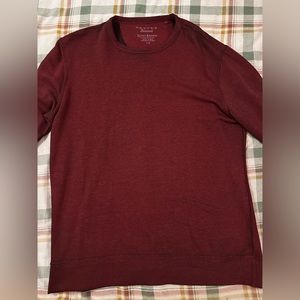 Lucky brand maroon long sleeve